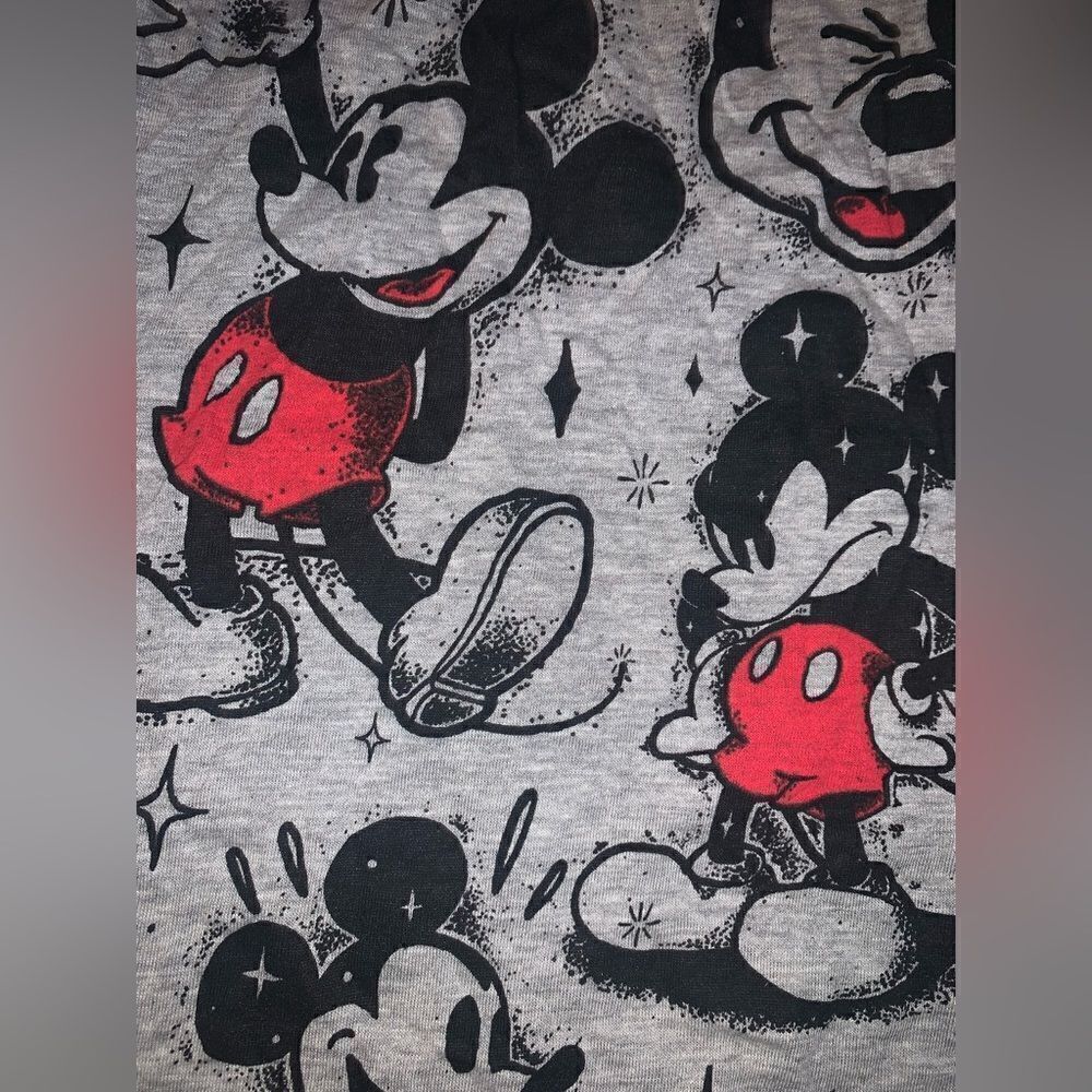 DISNEY MICKEY MOUSE GRAY JUNIORS - Picture 2 of 4